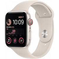 Apple Watch SE Aluminium Cellular 44mm Polarstern (Sportarmband polarstern) *NEW*